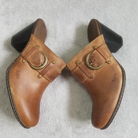 B.o.c. Brown Leather Mules - Picture 3 of 8